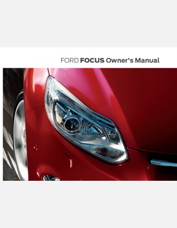 ford focus 2013 owners manual